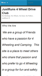 Mobile Screenshot of justruns.com